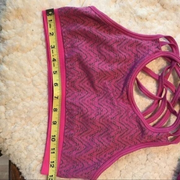 FORM FOCUS:Pink Criss-Cross Detailed Back Bra M/L - Picture 4 of 8